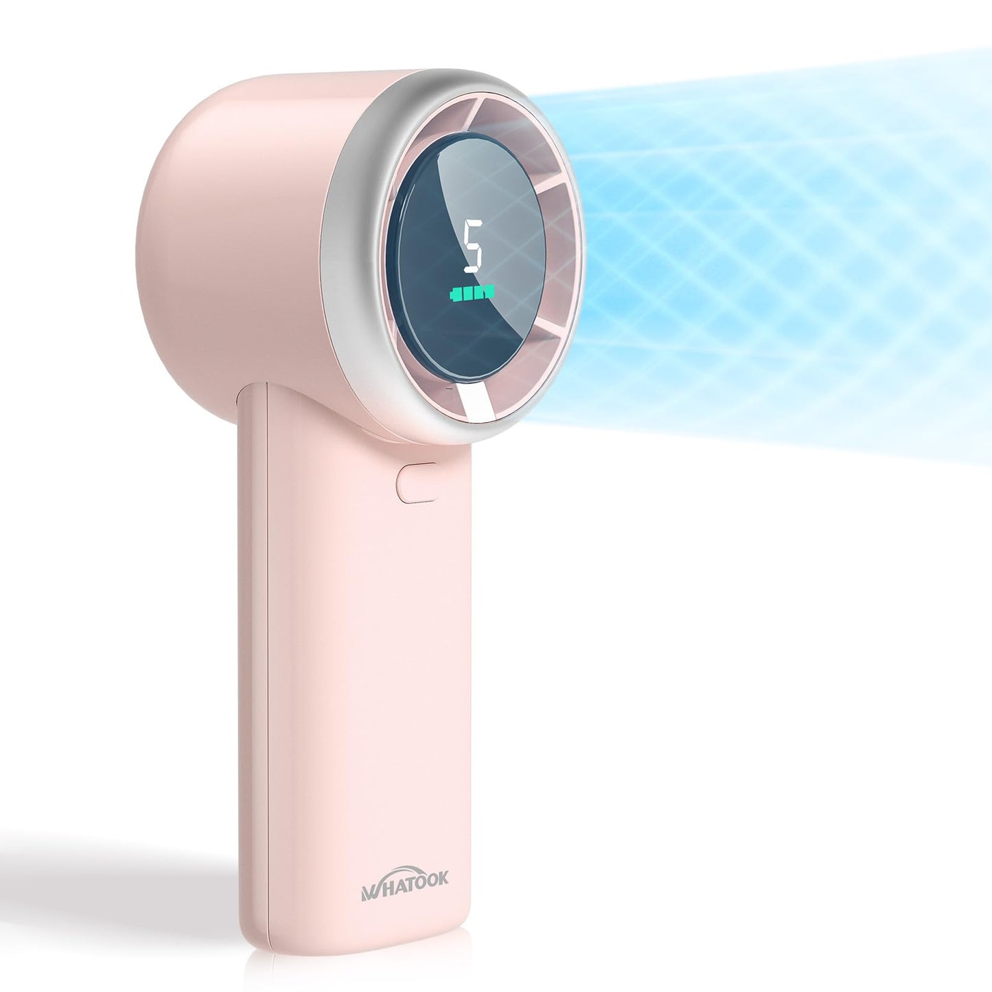 WHATOOK Portable Mini Fan: High Speed Cooling Fan, 10 Hours Battery Life, USB Rechargeable, Small Essentials for Women, Beach Tr