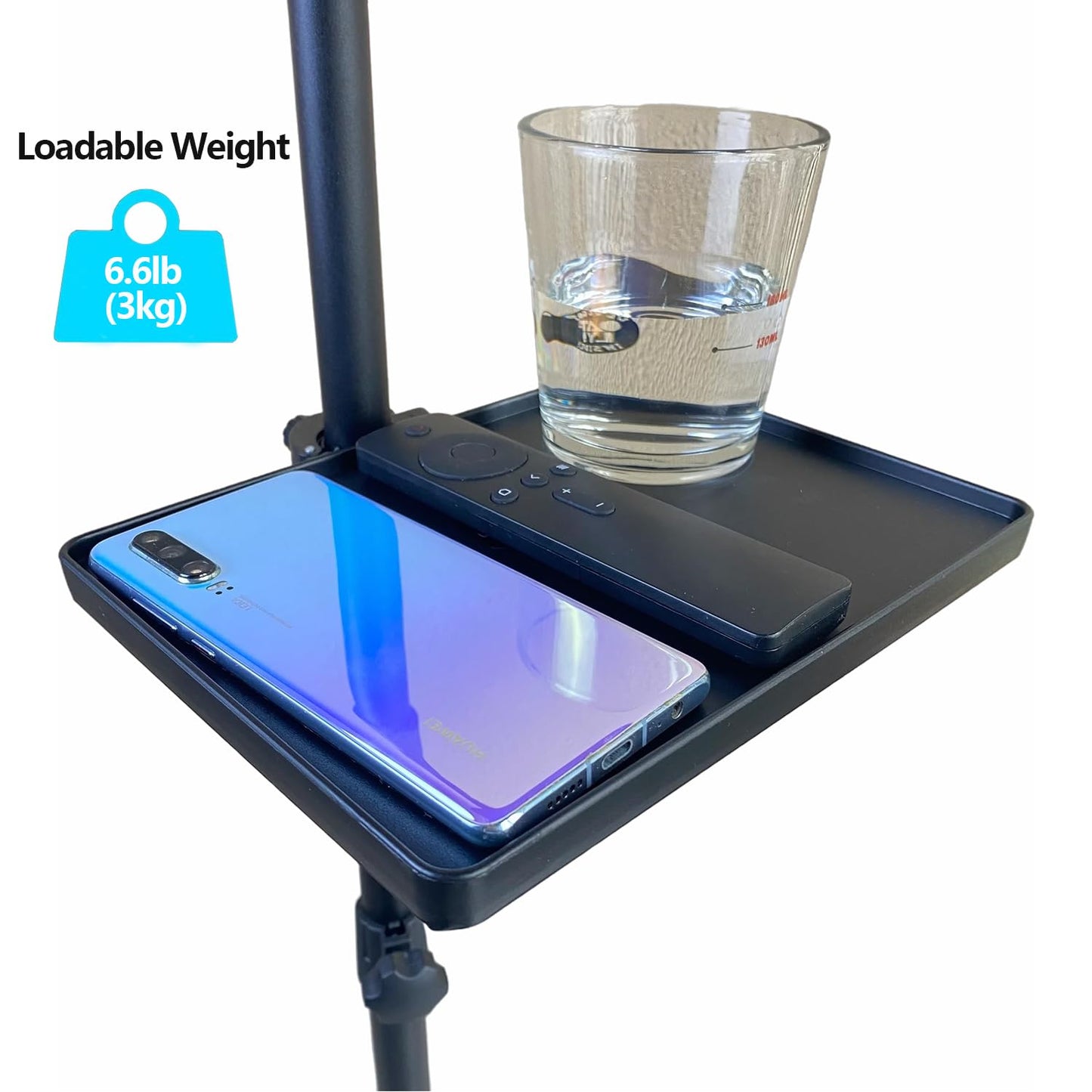 Mic Stand Tray, Soporte Microfono, Tripod Clamp Shelf For Music Sheet, Streaming, Karaoke, Recording - Drum Accessories, Lash Or