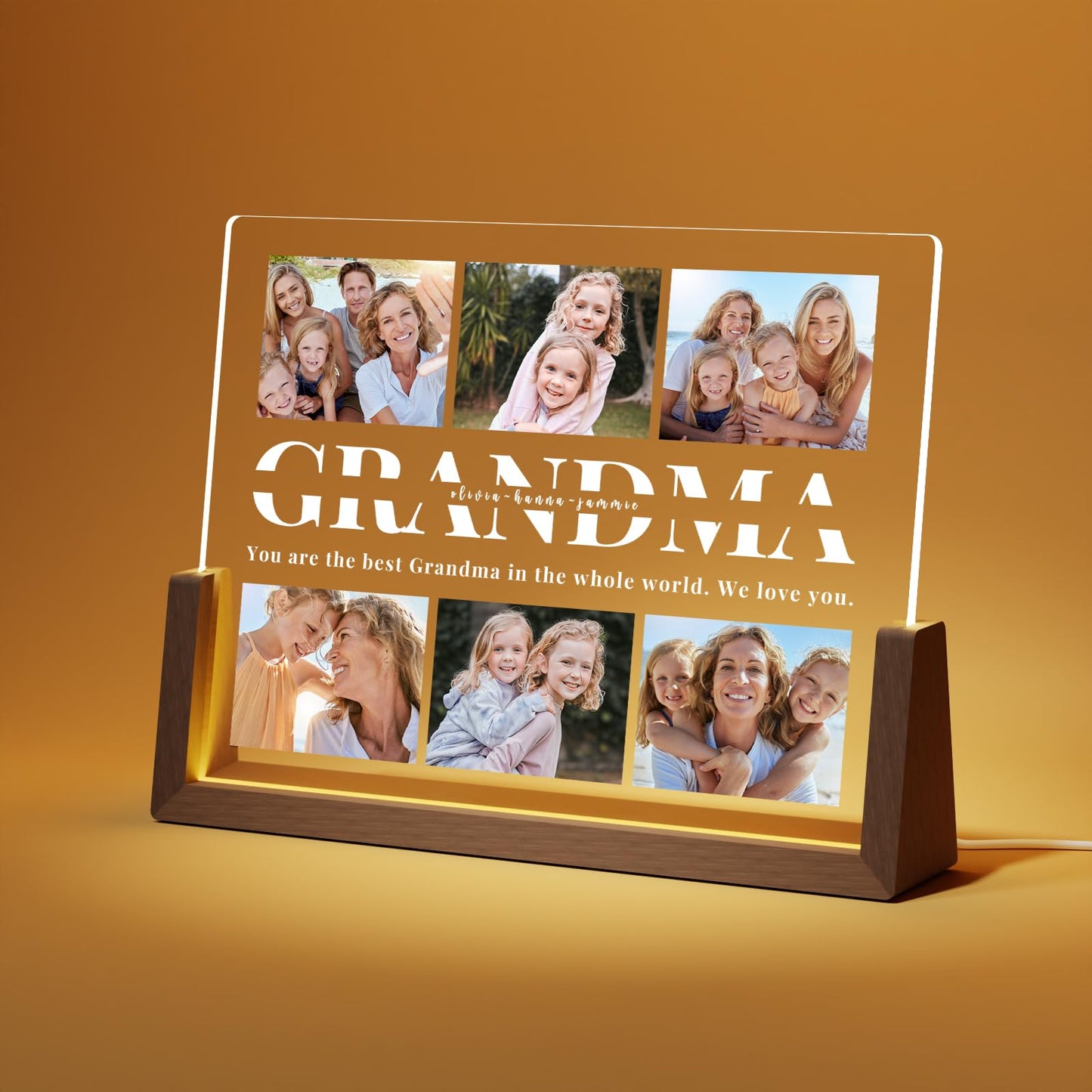 Personalized Dad Gifts for Fathers Day, Custom Fathers Day Gift from Daughter Son Kids, Customized Dad Gifts for Husband from Wife, Unique Best Dad Picture Frame with Your Photos