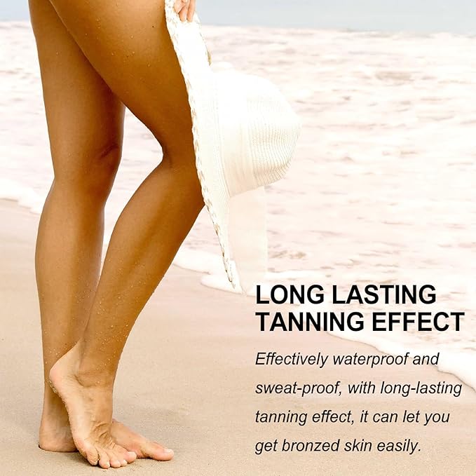 Leg Makeup Waterproof No Transfer,Flawless Looking Leg and Body Scar Cover up Makeup, Easy Application for All Skin Tones. (2# Medium Golw)