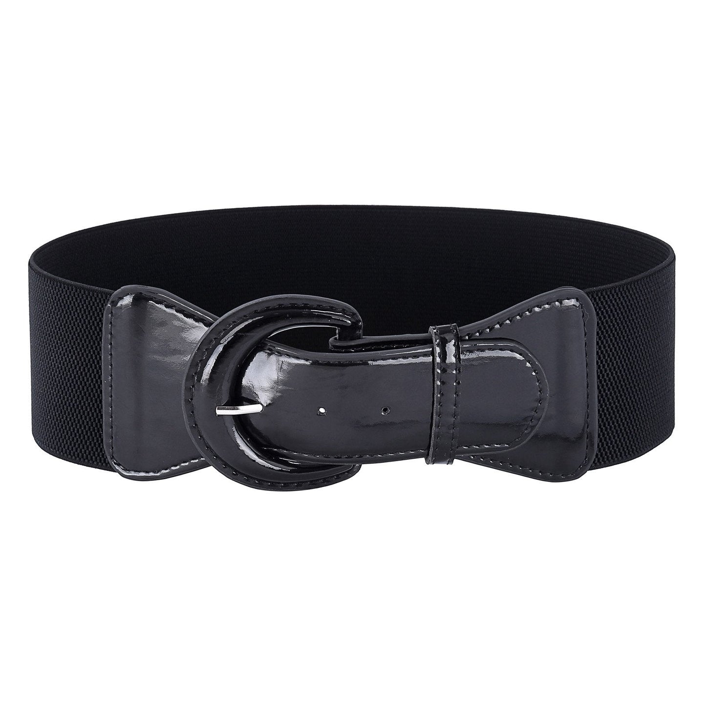 GRACE KARIN Women's Wide Stretchy Cinch Belt 3 Inch Vintage Chunky Buckle Belts S-XXXXL