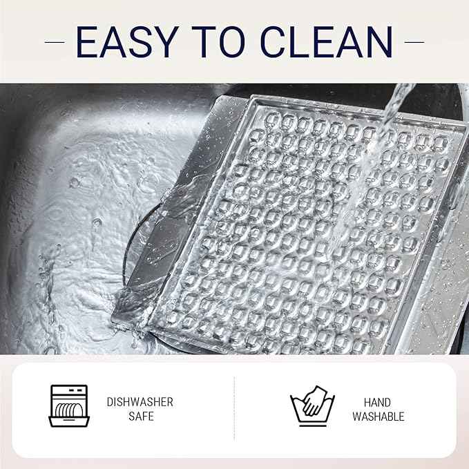 PEGGY11 Durable Stainless Steel Lick Pad for Cats & Dogs | Strong Suction Cups | Anxiety Relief & Slow Feeder | Dishwasher Safe - Two Pack