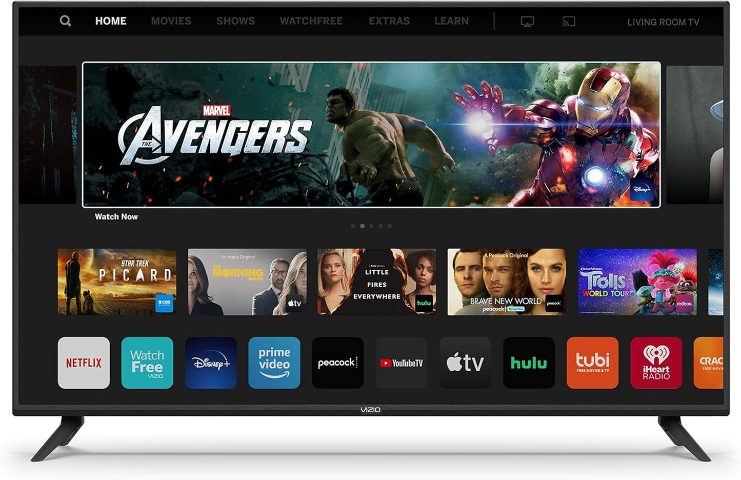 50 Inch 4K Smart TV, V-Series UHD LED HDR Television with Apple Airplay and Chromecast Built-In