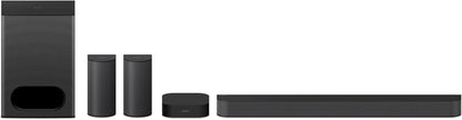 BRAVIA Theater System 6, 5.1Ch Home Theater System Sound Bar with Subwoofer and Rear Speakers, Surround Sound by Dolby Atmos/Dts:X Compatible HT-S60
