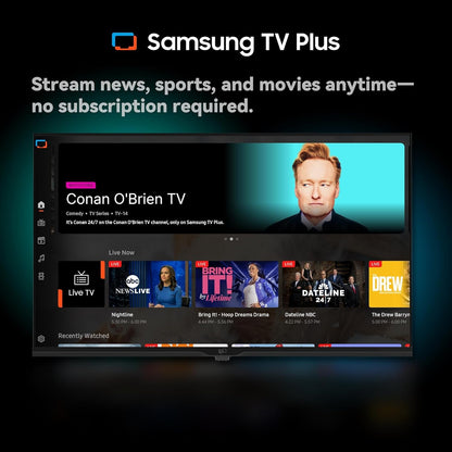 43 Inch Smart TV, 1080P Full HD Powered by Tizen OS Compatible with Dolby Audio, HDR 10, HDMI, Wifi, Bluetooth, Flat Screen Television (AT43-P1, 2025)