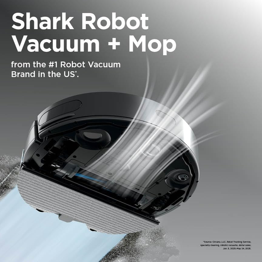 Matrix plus Robot Vacuum and Mop with Self-Empty HEPA Base, Sonic Mopping, Matrix Clean, Home Mapping, HEPA Bagless Self Empty Base, Cleanedge, for Pet Hair, UR2650WS