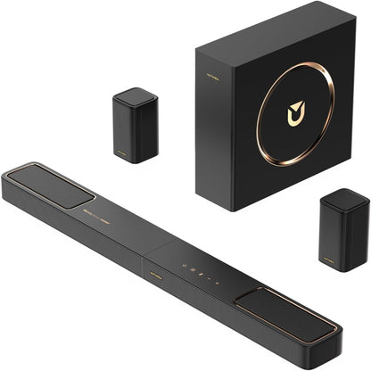 5.1.2Ch Sound Bar with Dolby Atmos, Surround Sound System for TV with 2 Surround Speakers, Sound Bar for Smart TV, Soundbar for Home Theater, BT 5.4, HDMI Earc, Skywave F40 (New, 2025 Model)