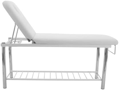 SKINACT Metal Frame Edition of Smart Massage/Facial Bed & Table +600lbs White (Heavy Duty)