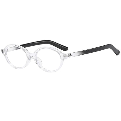 Yameize Small Oval Blue Light Blocking - Glasses Women Men Retro Clear Anti Blue Light Eyeglasses For Computer