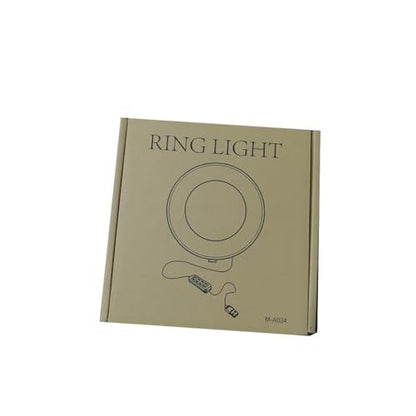 Video Conference Lighting Kit, Ring Light Clip on Laptop Monitor, 6" Dimmable LED Circle Selfie Light for Zoom Meeting/Remote Working/Zoom Calls/Live Streaming/Video Recording