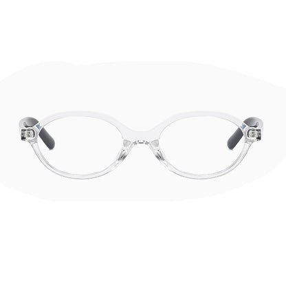Yameize Small Oval Blue Light Blocking - Glasses Women Men Retro Clear Anti Blue Light Eyeglasses For Computer