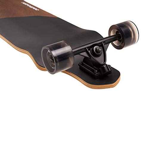 Retrospec Tidal Drop Down Longboard - 41" Extra Wide Stable Deck, 9-Ply Canadian Maple, ABEC-9 Bearings, 85A PU Wheels, Reverse Kingpin Trucks for Cruising & Downhill