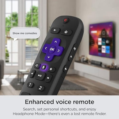 Roku Smart Tv - 50-Inch Select Series 4K Hdr Rokutv With Roku Enhanced Voice Remote, Brilliant 4K Picture, Automatic Brightness,