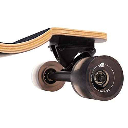Retrospec Tidal Drop Down Longboard - 41" Extra Wide Stable Deck, 9-Ply Canadian Maple, ABEC-9 Bearings, 85A PU Wheels, Reverse Kingpin Trucks for Cruising & Downhill
