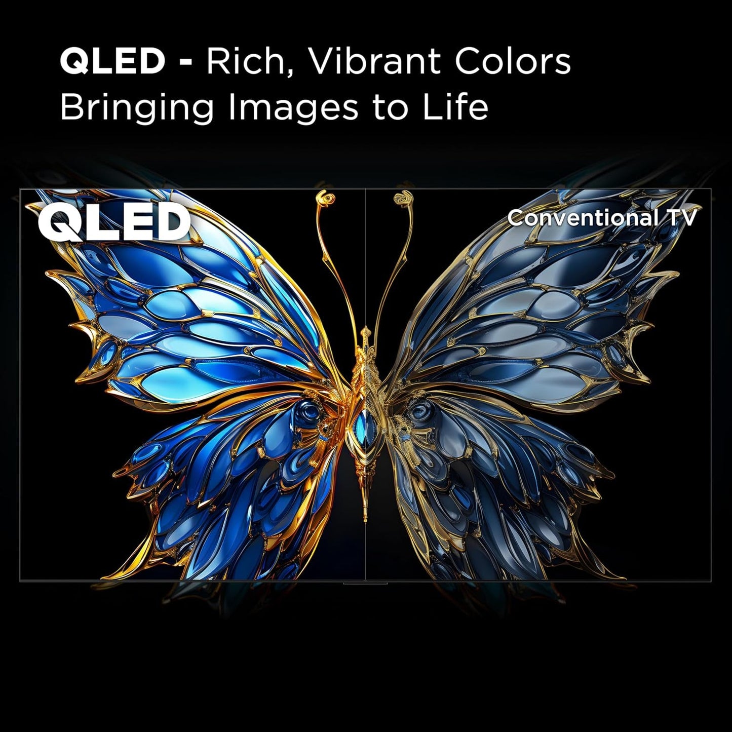 75-Inch Class Q65 QLED 4K Smart TV with Fire TV (75Q651F, 2024 Model), Dolby Vision, HDR PRO+, Dolby Atmos, Alexa Built-In with Voice Remote, Apple Airplay 2 Compatibility, Streaming Television