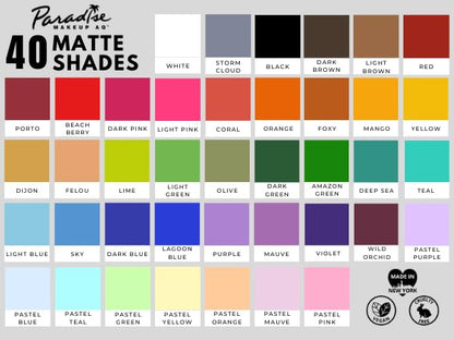 Mehron Makeup Paradise Makeup AQ Pro Size | Stage & Screen Performance, Face & Body Painting, Beauty, Cosplay, and Halloween | Water Activated Face Paint, Body Paint 1.4 oz (40 g) - Pastel Green