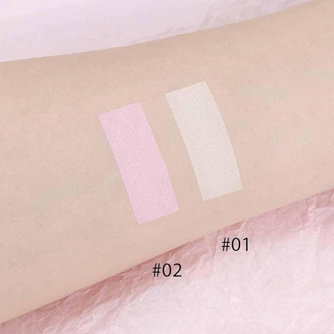 Single Nude White Matte Eyeshadow,Monochrome Eye Shadow,Apply Makeup Easily,Matte Pressed Powder Single Eyeshadow,24 Hour Eye Makeup Longwear Waterproof