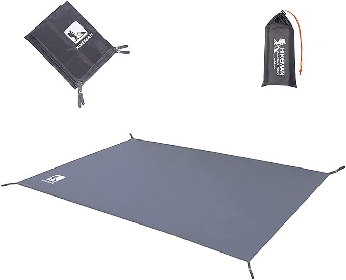 HIKEMAN Waterproof Camping Tarp Portable Tent Footprint with Drawstring Bag Ground Cloth for Outdoor Hiking Picnic (XXL-95”x83”)