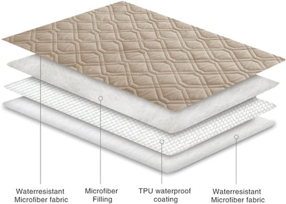 Ameritex Waterproof Blanket Reversible Dog Bed Cover Pet Blanket for Furniture Bed Couch Sofa