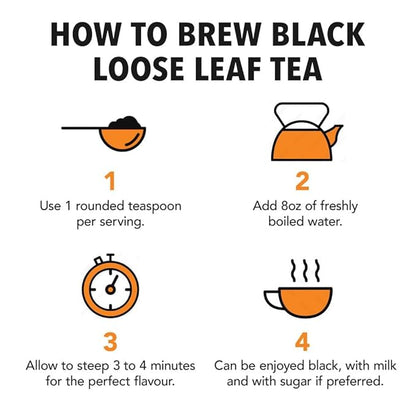 Twinings Earl Grey Loose Tea Tin, 7.05 Ounce Tin (Pack of 1), Smooth, Flavourful, Robust Black Tea Leaves, Caffeinated, Enjoy Hot or Iced