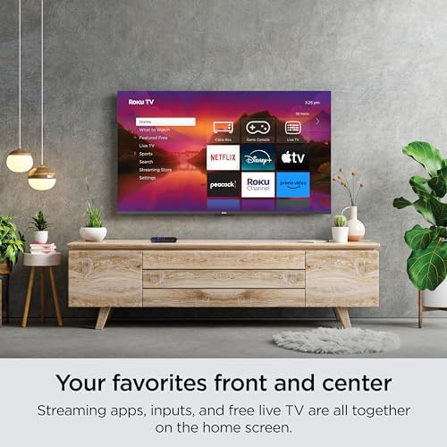 Roku Smart Tv - 50-Inch Select Series 4K Hdr Rokutv With Roku Enhanced Voice Remote, Brilliant 4K Picture, Automatic Brightness,