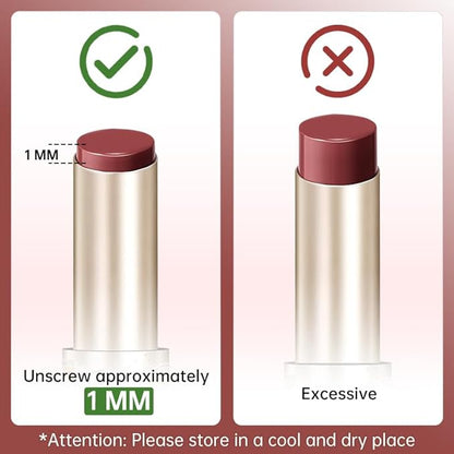 CATKIN Glossy Lip Balm Ultra Hydating Glow Lip Tinted Jelly Plump Melting Balm Shea Butter Repair Soothing For Dry Lips Dewy Finished 0.12 oz 2pcs Set 04