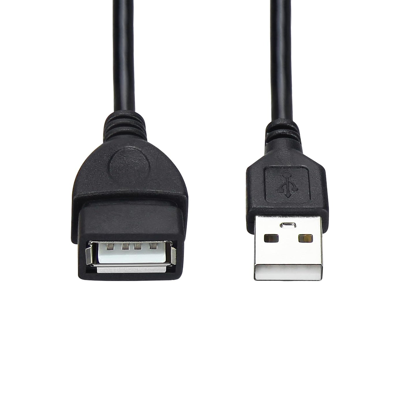 Short Usb Extension Cord 5-Pack, 1.6 Ft Usb 2.0 Male To Female Extender Cable Bulk