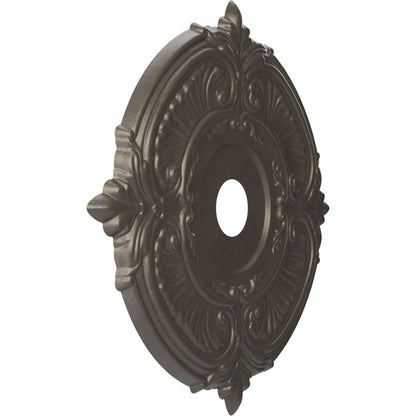 Ekena Millwork Cmp22Atdst Attica Thermoformed Pvc Ceiling Medallion (Fits Canopies Up To 7 3/4), 22Od X 3 1/2Id X 1P, Universal