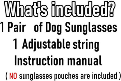 G029 Small Dog Breed 8-18lbs Pet Puppy Cat Sports Turbo Sunglasses (Sport Turbo Black)