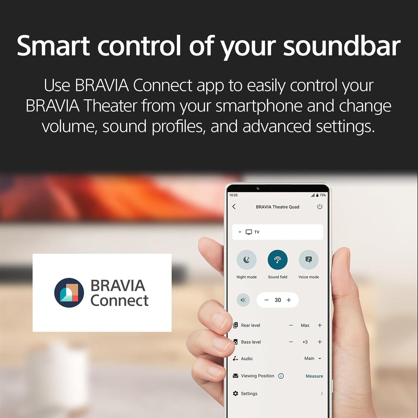 BRAVIA Theater System 6, 5.1Ch Home Theater System Sound Bar with Subwoofer and Rear Speakers, Surround Sound by Dolby Atmos/Dts:X Compatible HT-S60