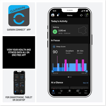 Garmin Vivoactive 6 Gps Smartwatch With Amoled Display, Jasper Green | Advanced Health And Fitness Features, Up To 11 Day Batter