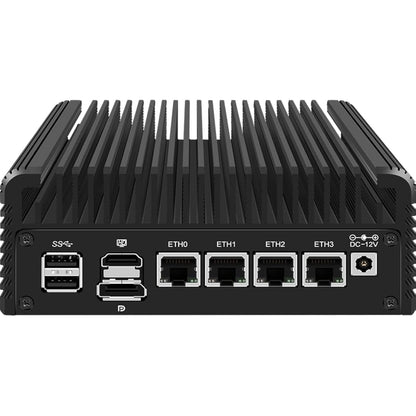 Cwwk Firewall Mini Pc Intel N Series N100, Ddr5 N0 Ram N0 Ssd,4 X 2.5Gbe I226V Lan,Micro Router Appliance,Aes-Ni,Opnsense