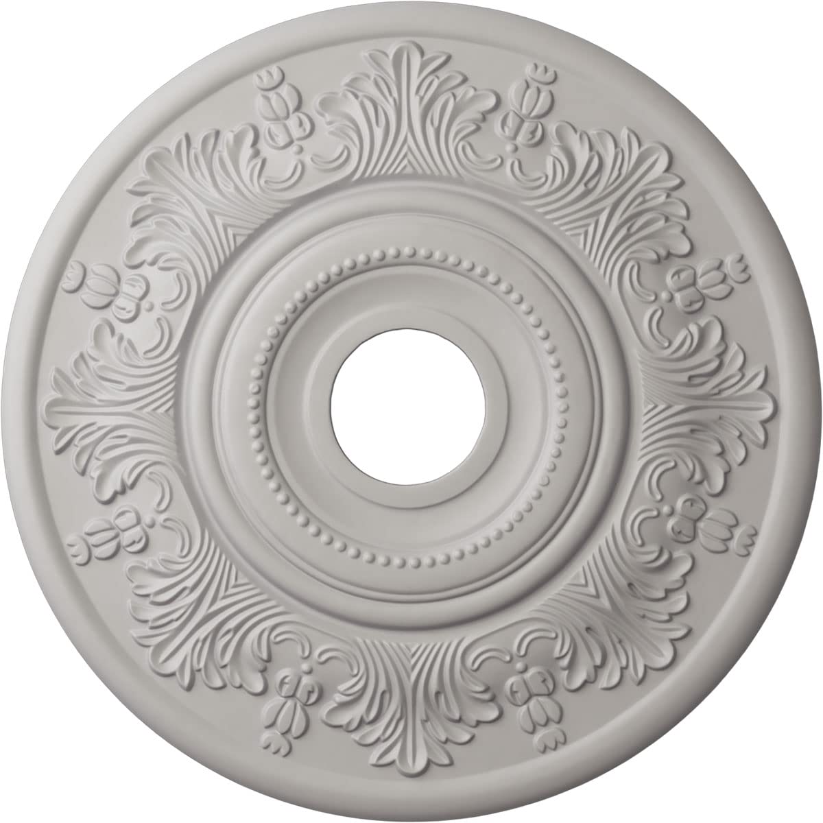 Ekena Millwork Cm20Viuwf Vienna Ceiling Medallion, Ultra Pure White
