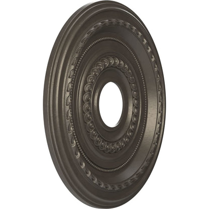 Ekena Millwork Cmp16Codst Cole Thermoformed Pvc Ceiling Medallion (Fits Canopies Up To 4 1/2), 16Od X 3 1/2Id X 1P, Universal Ag