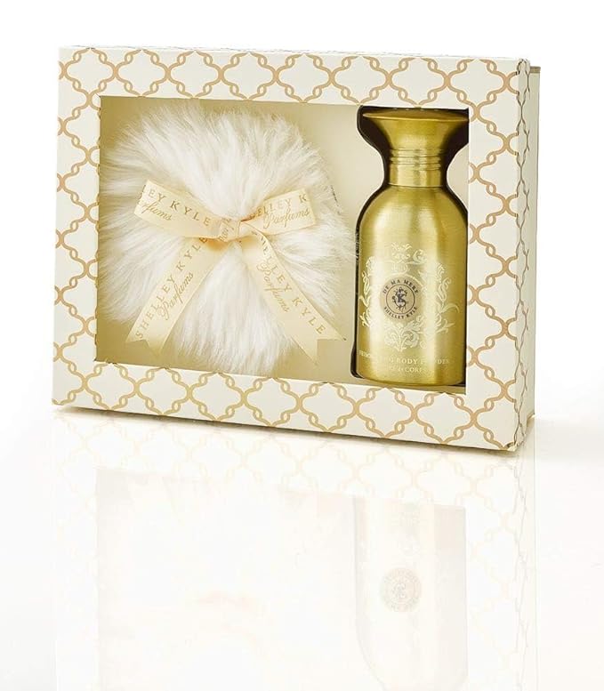 Talc Free De Ma Mere Shimmer Powder Gift Box Set, 48Grams