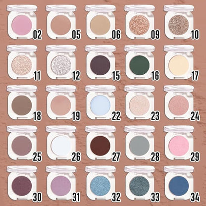 Light Brown Single Matte Eyeshadow Makeup, Neutral Powde Eye Shadow for Women, Rosy Brown Eyeshadow Palette Pigmented Waterproof, sombras para ojos, Lightweight Blendable, Girls Eyeshadows Gift