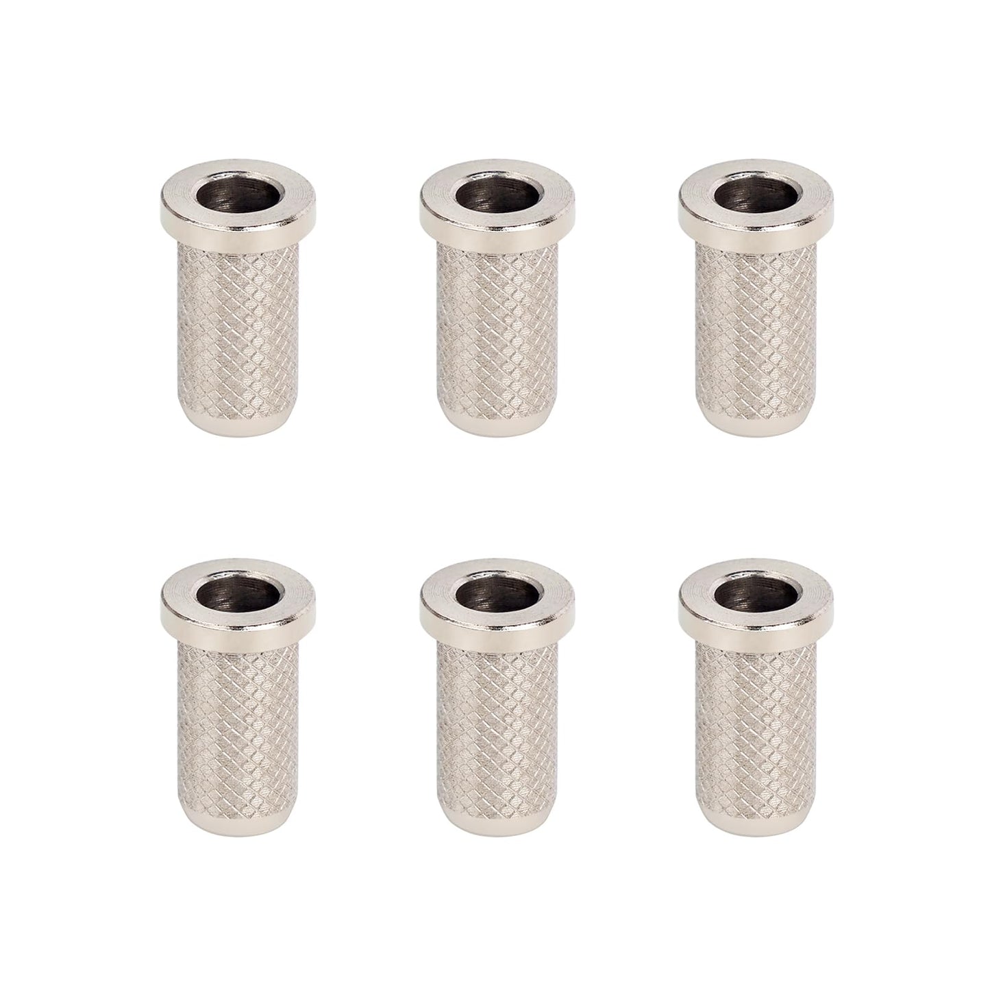 Banworks Guitar String Mounting Ferrules 4Mm (5/32) String Through Body Ferrule For Electric Guitars Pack Of 6 Jt/Cxk-03 Chrome