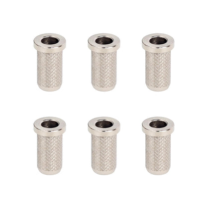 Banworks Guitar String Mounting Ferrules 4Mm (5/32) String Through Body Ferrule For Electric Guitars Pack Of 6 Jt/Cxk-03 Chrome