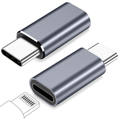 Fqsh For Lightning Female To Usb C Male Adapter For Iphone 16 15 Pro Max Plus,For Ipad Air,For Samsung,Support 27W Pd Fast Charg