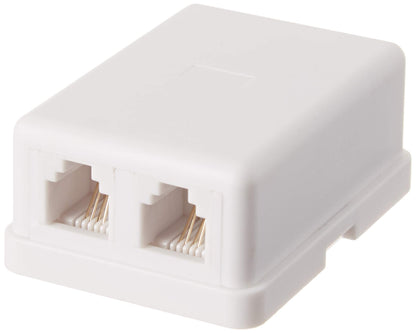 Phone Jack Wall Plate - Jack Box - Wall Jack - Surface Plate - Phone Box - Jack Plate Switch - Telephone Jack Wall Plate - Telep