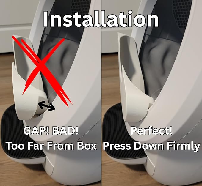Max Shield for Litter-Robot 4 : Anti-Flicking, One-Piece Design - (Black Max Shield)