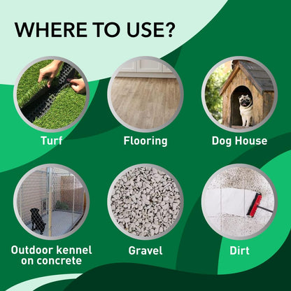 Odorcide, Thornell KOE Kennel Odor Eliminator Concentrate, Great for Cages, Runs, Floors & More, Pet Odor Eliminator for Home & Kennel w/Safe, Non-Enzymatic Formula, 16 oz, White – Not A Spray Bottle
