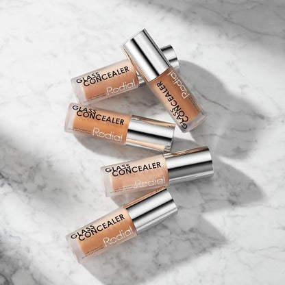 Rodial Glass Concealer Shade 3 - Luminous, Full-Coverage Cream with Peptides and Antioxidants for Flawless Skin, 0.1 fl. oz.