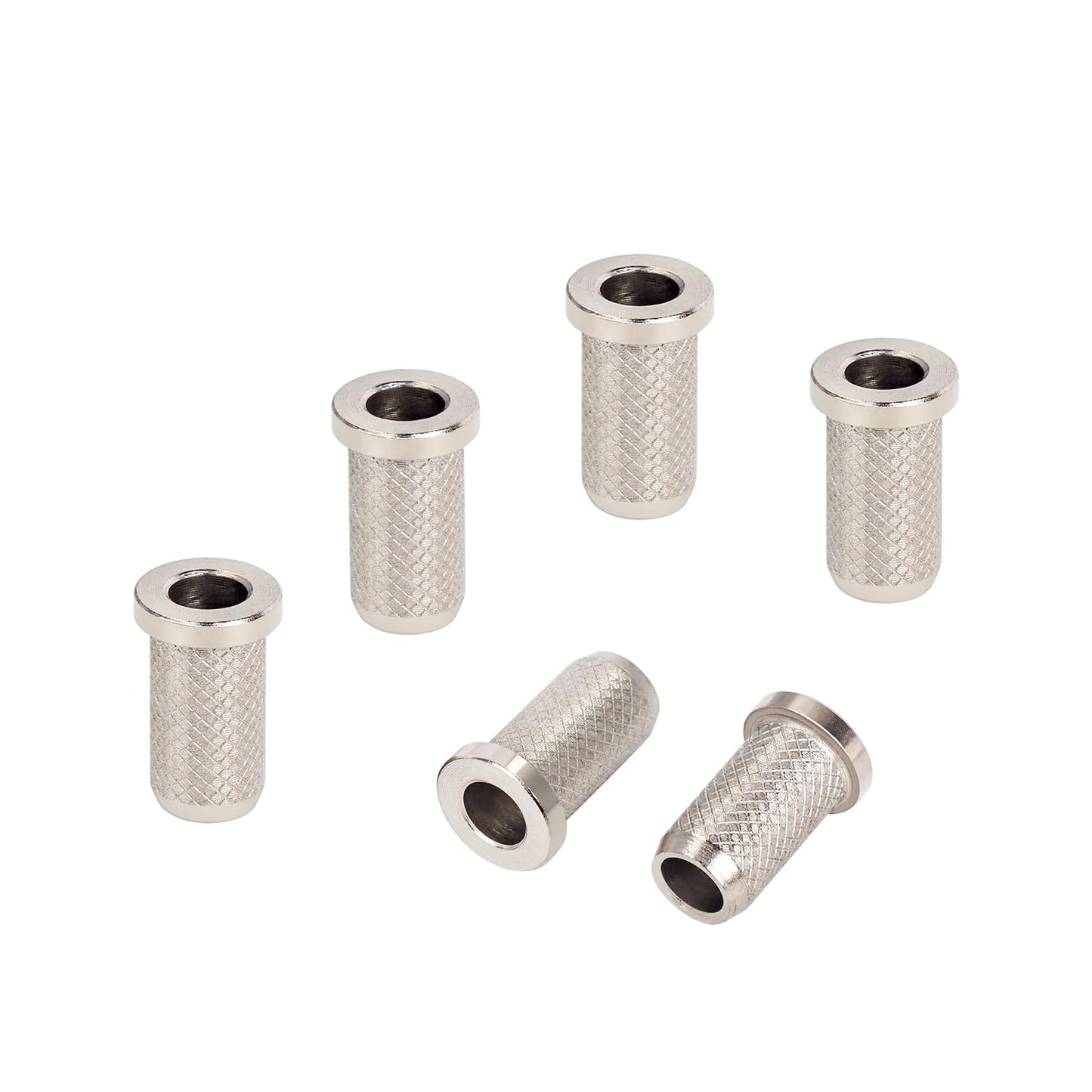 Banworks Guitar String Mounting Ferrules 4Mm (5/32) String Through Body Ferrule For Electric Guitars Pack Of 6 Jt/Cxk-03 Chrome