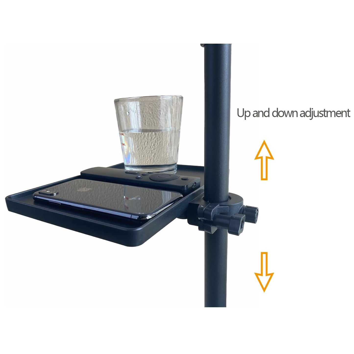 Mic Stand Tray, Soporte Microfono, Tripod Clamp Shelf For Music Sheet, Streaming, Karaoke, Recording - Drum Accessories, Lash Or