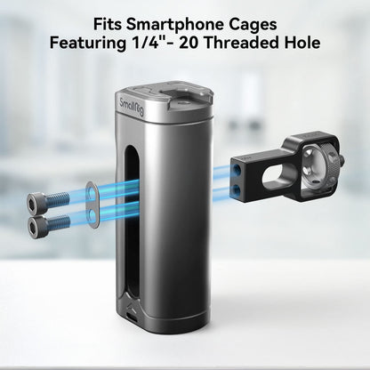 Smallrig Side Handle Grip For Smartphone Cage Video Rig, Remote Trigger Aluminum Phone Cage Handle With Wireless Remote Control
