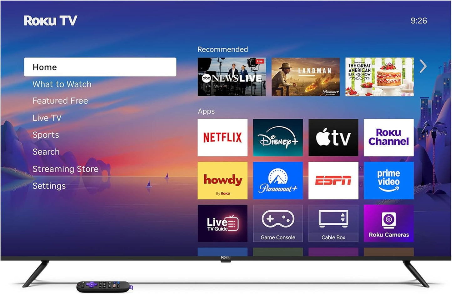 Smart TV 2025 – 50-Inch Select Series, 4K HDR TV – tv with Enhanced Voice Remote – Flat Screen LED Television with Wi-Fi for Streaming Live Local News, Sports, Family Entertainment