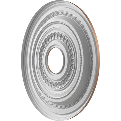 Ekena Millwork 16Od X 3 1/2Id X 1P Cole Thermoformed Pvc Ceiling Medallion (Fits Canopies Up To 4 1/2), Aged Copper