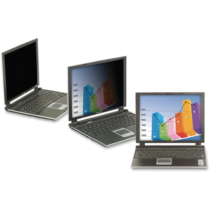 3M Privacy Filter For 12.5 Widescreen Laptop With Comply Attachment System (Pf125W9B),Black