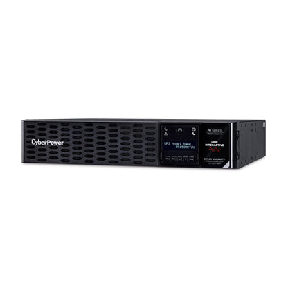 Cyberpower Pr1500Rt2U Smart App Sinewave Ups System, 1500Va/1500W, 8 Outlets, 2U Rack/Tower, Avr